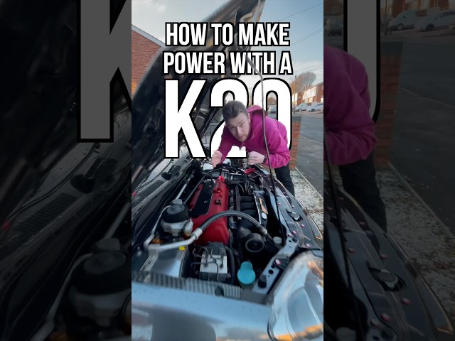How to make power on Honda’s K20 engine with modifications #honda #k20 #civic
