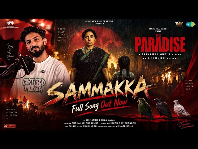 TheParadise: SAMMAKKA Full Lyrical Song | Nani |Srikanth Odela | AnirudhRavichander | FanMade 
