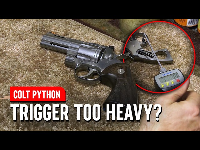 New Colt Python Heavy Trigger: Colt Guaranteed 3 Pounds | Over the Gunsmith's Shoulder Ep. 46