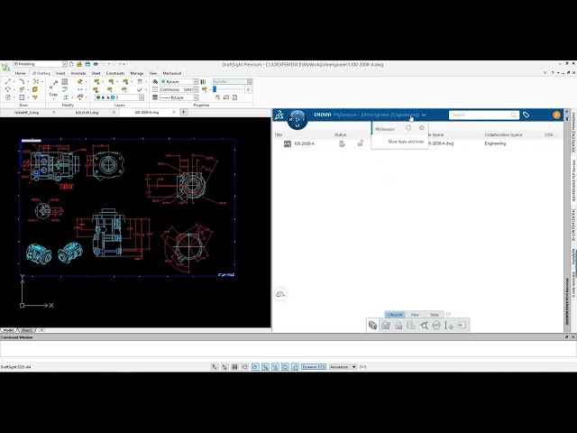 3DEXPERIENCE DraftSight Demo