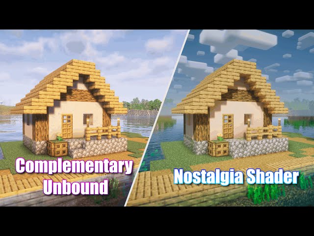Minecraft: Complementary - Unbound vs Nostalgia Shaders | 4K
