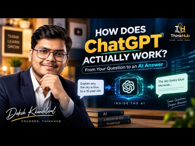 How Does ChatGPT Actually Work? 🤯 From Your Question to an AI Answer