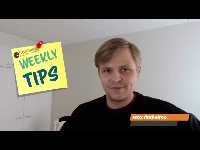 Presenter Max Ikaheimo