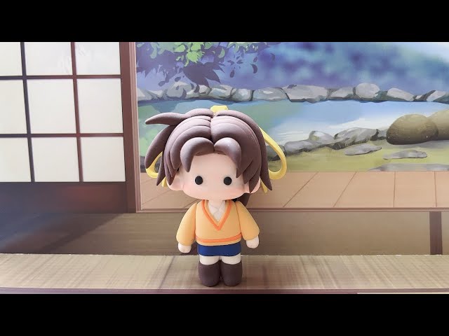 DIY Clay Tutorial: Cute Kazuha Toyama 遠山和葉💗 Detective Conan 名探偵コナン