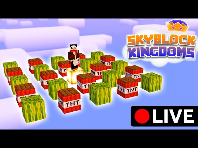 🔴 Testing My NEW Mini-Game on Skyblock Kingdoms! | !sbk