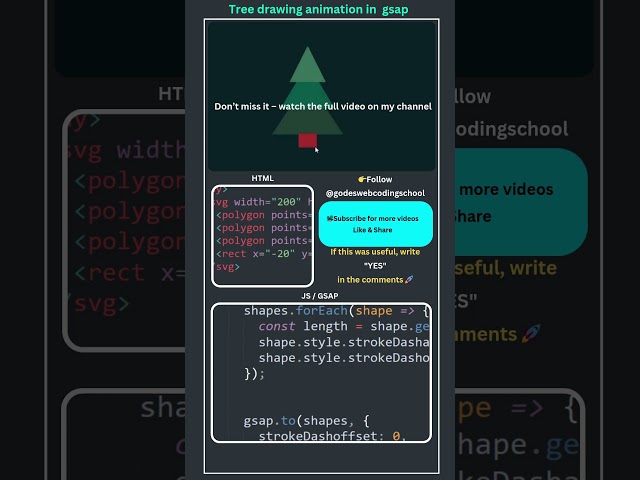 GSAP animation tutorial | GSAP project