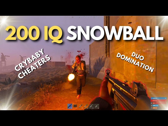 FAST SNOWBALL LEADS TO CLAN RAGE CHEATING - Rust