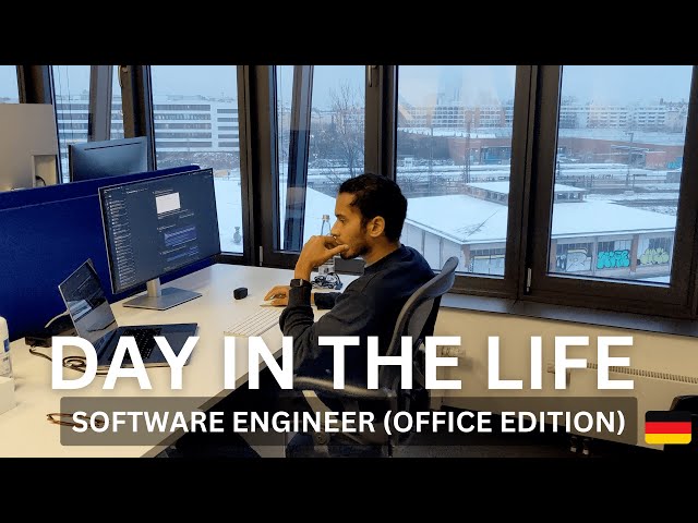 Day in the life of a Software Engineer | realistic | Germany (Office Edition)