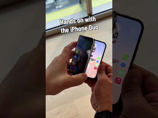 We go hands on with the iPhone Duo - Apple’s first foldable iPhone #iphoneduo #apple