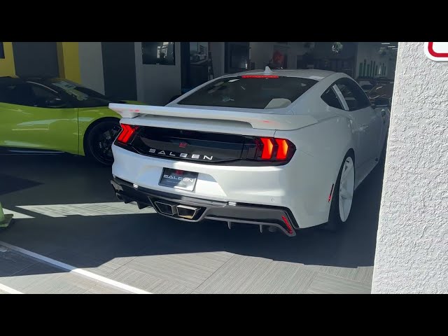2025 Saleen 302 black label start up and Engine Rev￼