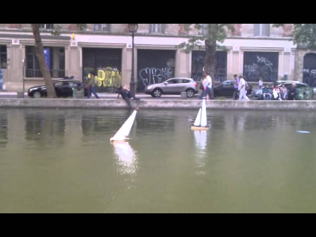 Régate sur le canal Saint Martin Paris - 2