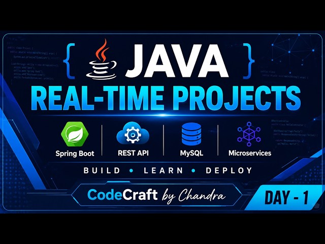 JAVA REAL TIME PROJECT BASIC INTRODUCTION  Demo01