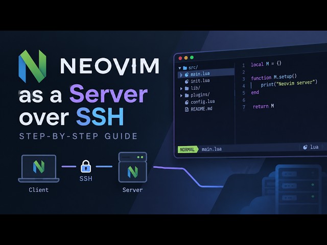 Use Neovim as a server using SSH — Step-by-Step Guide