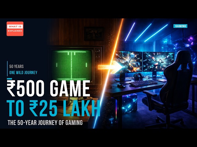 The Evolution of Gaming: 50 Years in 10 Minutes