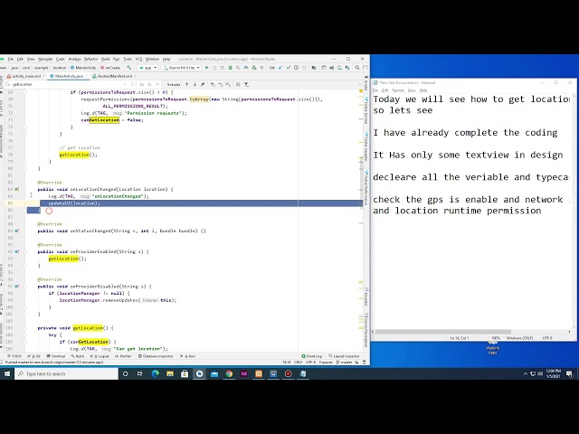 How to Get offline location in android studio - Android Tutorial