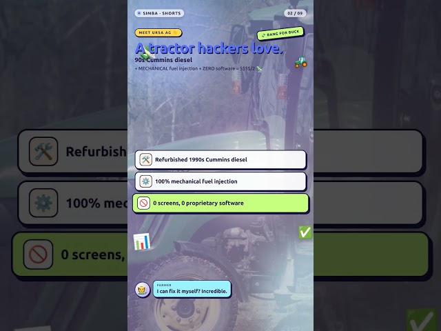 JOHN DEERE just got KO'd by a startup with no touchscreen. Here's why. 😱🚜🥊 #shorts