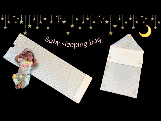 🎁 Easy baby sleeping bag sewing tutorial | Sewing ideas to sell or give as gifts