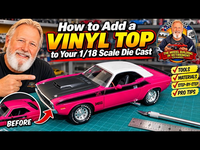 How to add a Vinyl Top to your 1:18 Scale Diecast Car