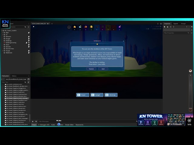 🛠️ GameDev 🛠️ - Developing KN_Tower | 🤖 Godot | ⚙️ Blender | 🐍 Python | 🧮 GDScript | 🎨 Gimp