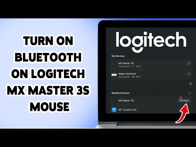 How To Turn On Bluetooth On Logitech MX Master 3S Mouse (2026)