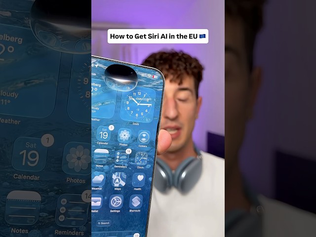 Want to try the new Siri AI even if you’re in the EU? 🇪🇺