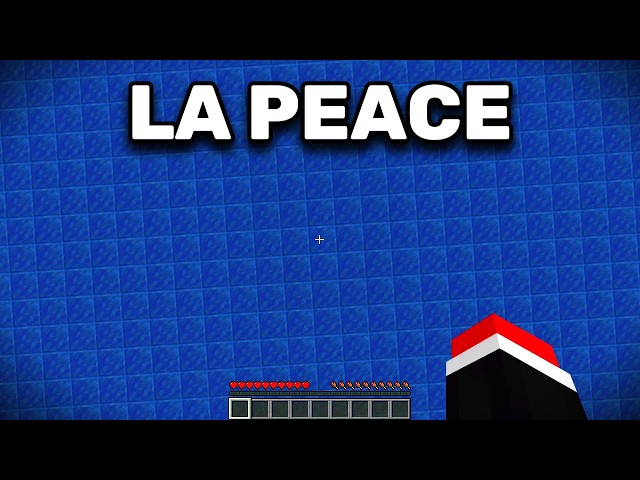 Minecraft, but the whole world is La Peace...