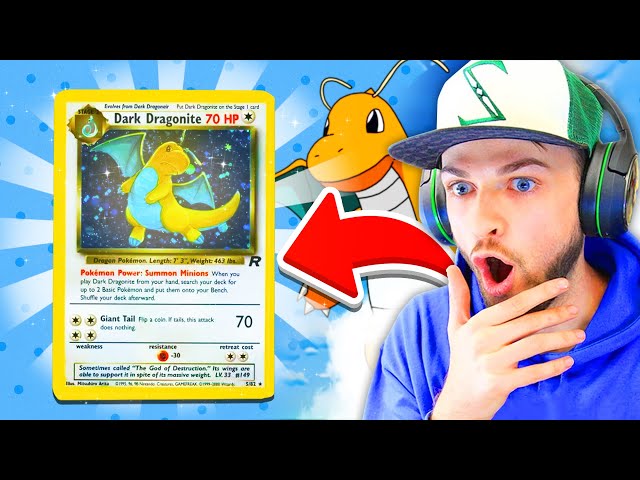 ALI A PULLS A HOLOGRAPHIC DARK DRAGONITE!!! | Team Rocket Booster Box Break!