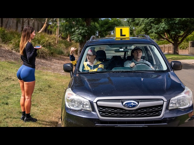 Uber Driving... BUT I'm Learning to Drive Prank