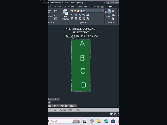 AutoCAD Trick #05 | T Circle की Secret Trick 🔥 | AutoCAD Hindi