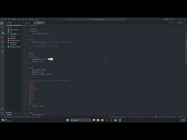 Project 10 - Text Effect | Code