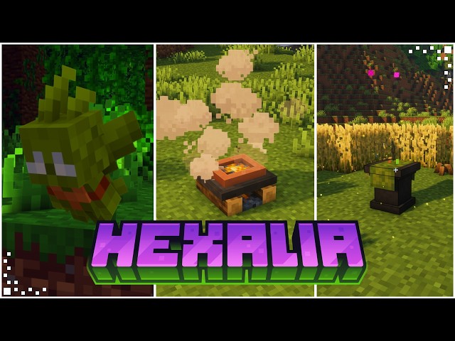 Hexalia (Minecraft Mod Showcase) | Witchcraft Through Herbalism | 1.21.1 / 1.20.1