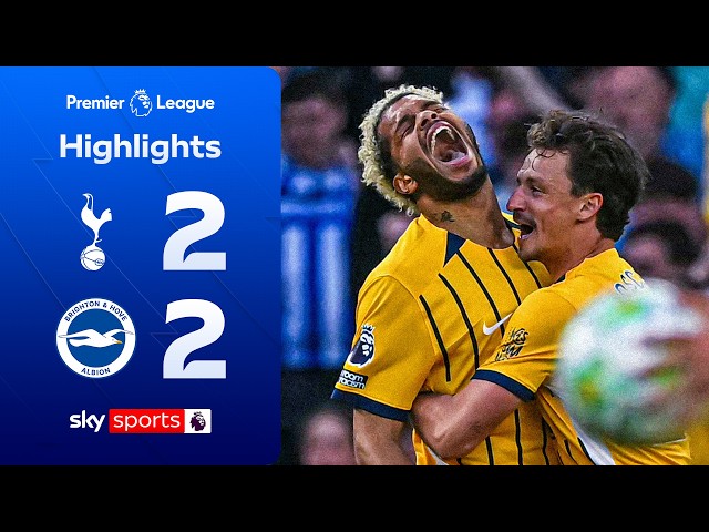 Rutter snatches DRAMATIC 95th min equaliser | Spurs 2-2 Brighton | Premier League Highlights