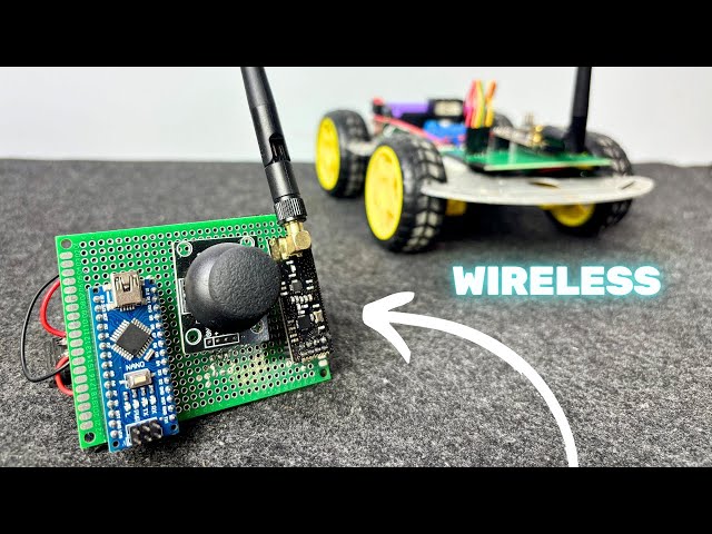 Build Your Own Wireless Robot Car Using Arduino & nRF24L01! 🚀
