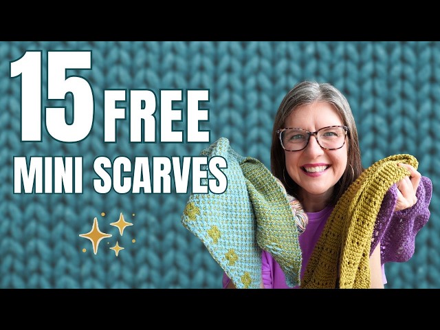 15 Free Mini Scarf Knitting Patterns You’ll Want to Cast On Immediately