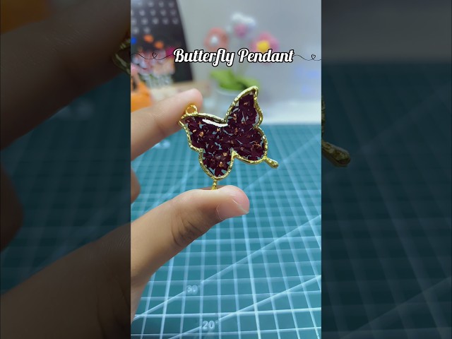 Butterfly Pendant just rupees 299-/ #resin #shorts