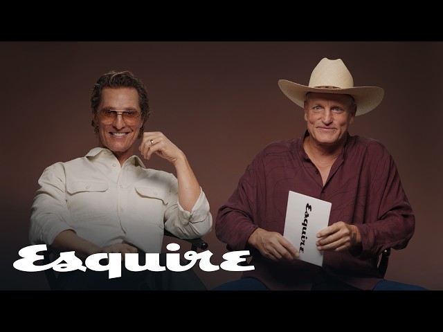 Woody Harrelson and Matthew McConaughey Want to Reboot True Detective | Inquiring Minds | Esquire