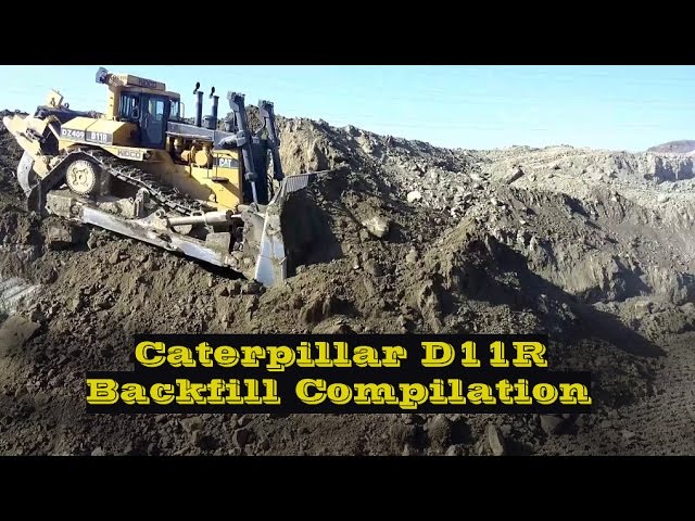 Cat D11R Backfill Compilation