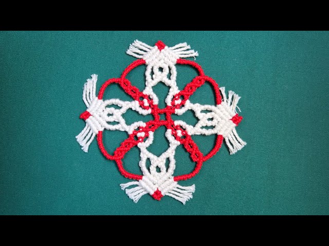 Two Color Macrame Centerpiece Pattern