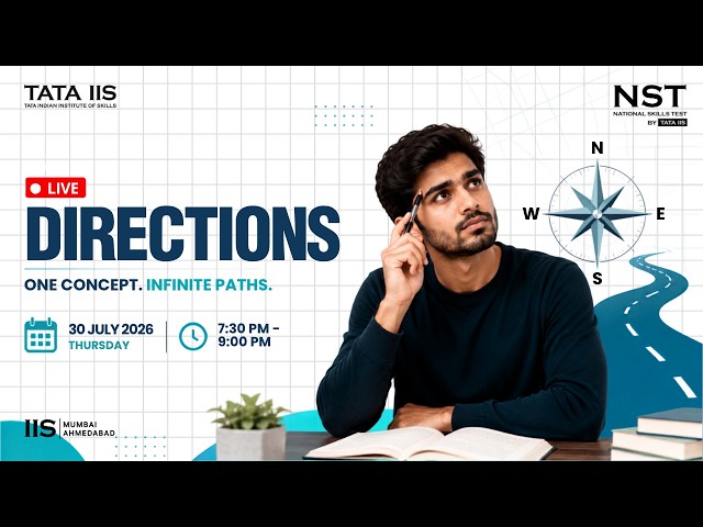 Directions |   National Skills Test (NST) | Preparation Series by Tata IIS
