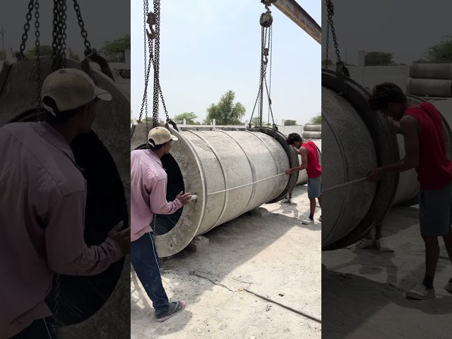 RCC  Hume Pipe  Making  Amazing Process In Factory 😮🇮🇳