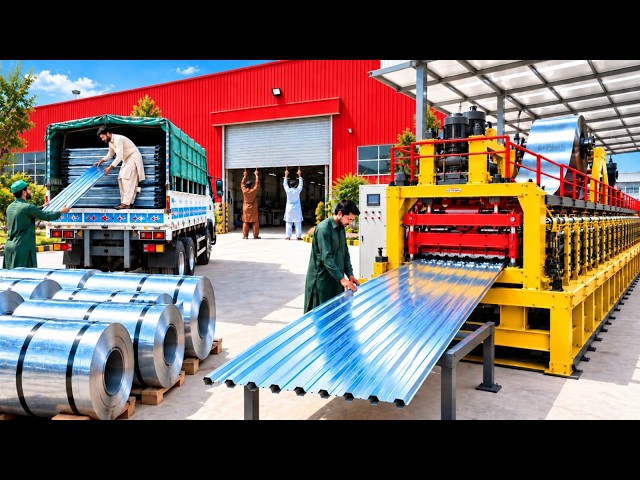 How Shop Shutters Are Made From Steel Sheet Rolls | Incredible Manufacturing Process