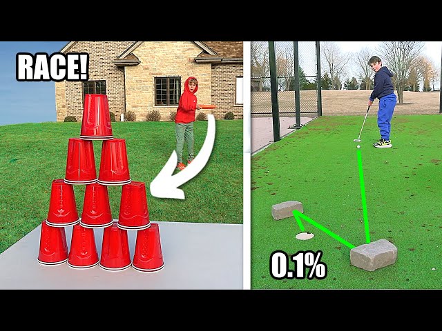 AMAZING Trick Shot RACE