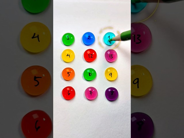 1 line with numbers 1-10 #drawing #line# maths #numbers #quiz #666
