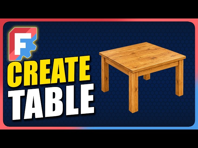 FreeCAD Beginner Tutorials #04 – Create a Table in FreeCAD