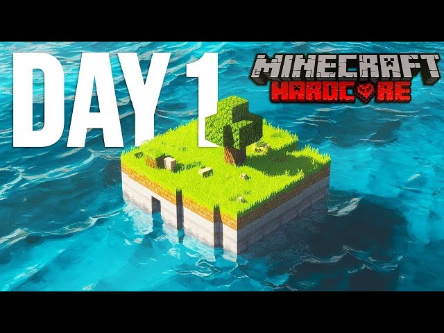 I Survived 100 Days On A Deserted Island in Minecraft Hardcore!