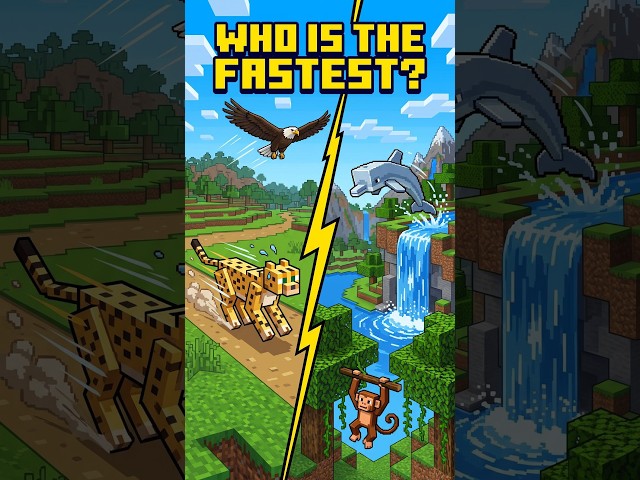 Who Is the Fastest Mob In Minecraft 💀