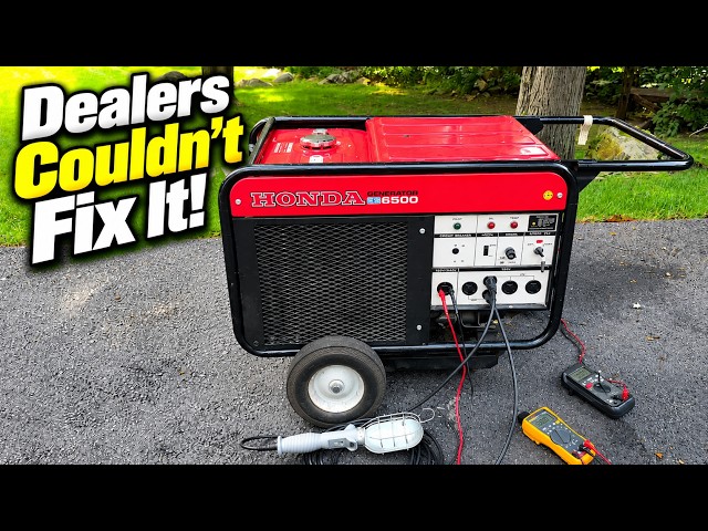 This Honda ES6500 Generator Defeated 2 Repair Shops!  Can We Fix It?