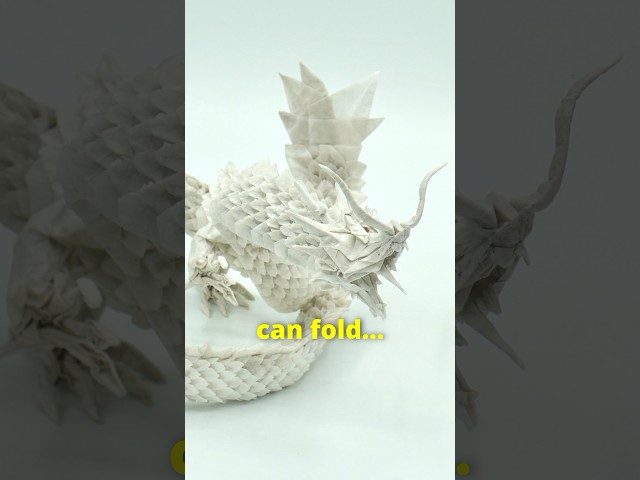 The best origami dragon is boring? #origami #origamiart #origamidragon