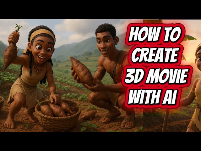 How to create 3D movies with ai free , tutorial 