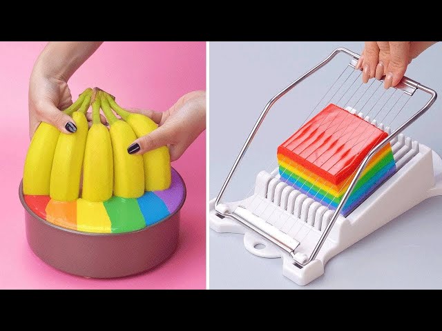 1000+ Amazing Cake Decorating Recipes For All the Rainbow Cake Lovers | Perfect Colorful Cake